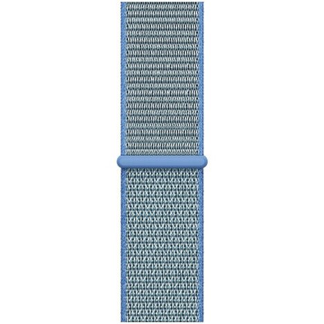 Curea iUni compatibila cu Apple Watch 1/2/3/4/5/6/7, 42mm, Nylon Sport, Woven Strap, Blue