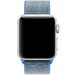 Curea iUni compatibila cu Apple Watch 1/2/3/4/5/6/7, 38mm, Nylon Sport, Woven Strap, Blue